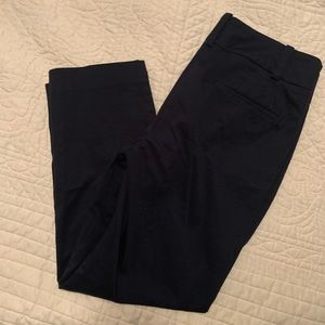 Navy signature Ann Taylor ankle dress pants